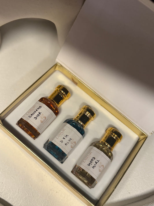 Lamaar Luxury Attar Trio Set - Pick your 3 Fragrances