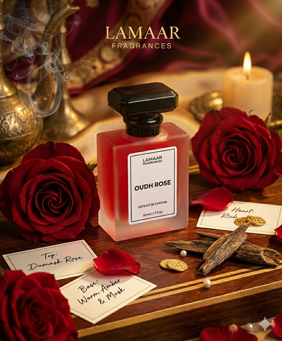 Oudh Rose by Lamaar I Extrait De Parfum