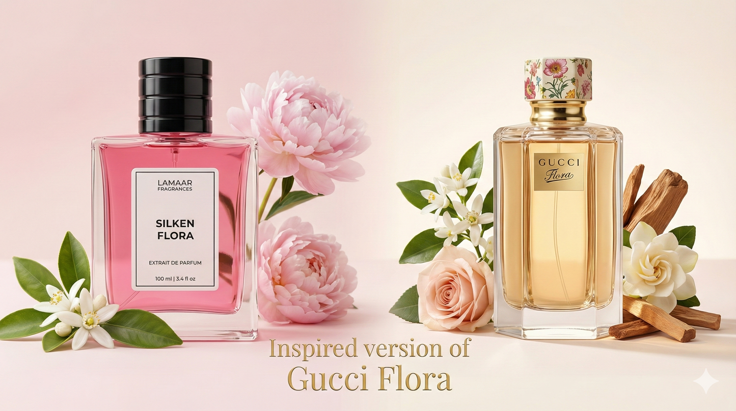 Silken Flora Inspired by Gucci Flora I Extrait De Parfum