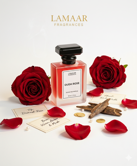 Oudh Rose by Lamaar I Extrait De Parfum